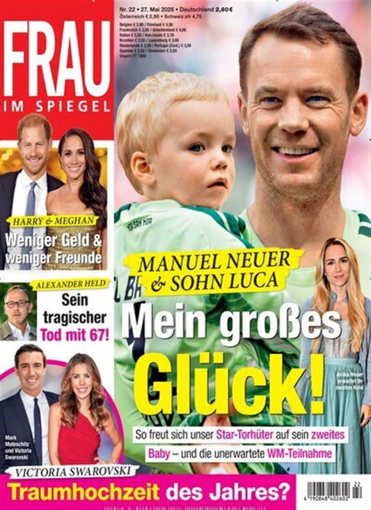 Frau im Spiegel Abo